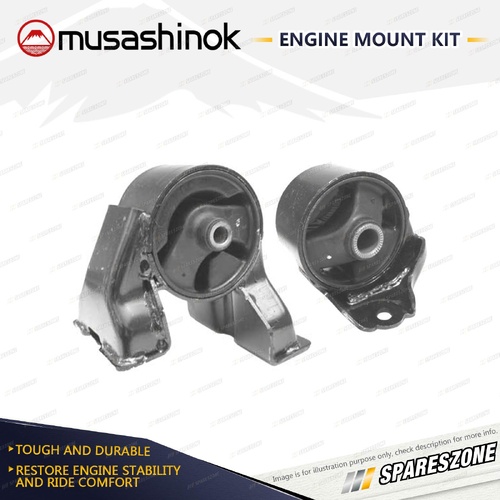 Front + Rear Engine Mount Kit for Hyundai Elantra HD 2.0L 4Cyl G4GC 10/06-5/11