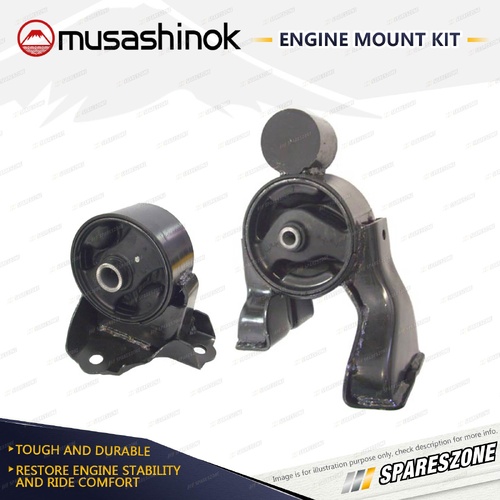 Front + Rear Engine Mount Kit for Hyundai i45 YF 2.0L 2.4L 4Cyl 5/10-1/13