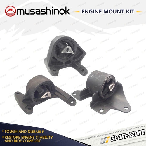 Front + Rear Engine Mount Kit for Jeep Cherokee KJ 3.7L V6 4WD EKG 9/01-12/03