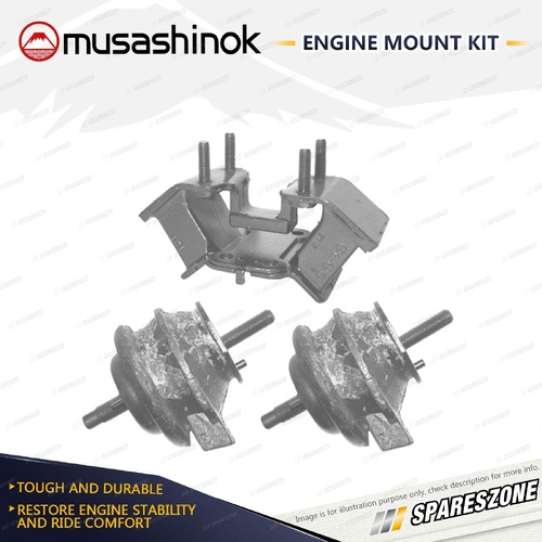 Front + Rear Engine Mount Kit for Lexus IS200 GXE10R 2.0L 6Cyl 1GFE 3/99-8/01