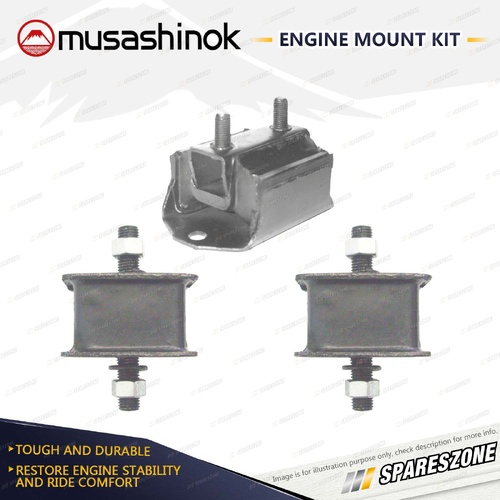 Front + Rear Engine Mount Kit for Mazda 121 323 FA4 FA5 808 1.3 1.4 1.5 1.8 2.0L