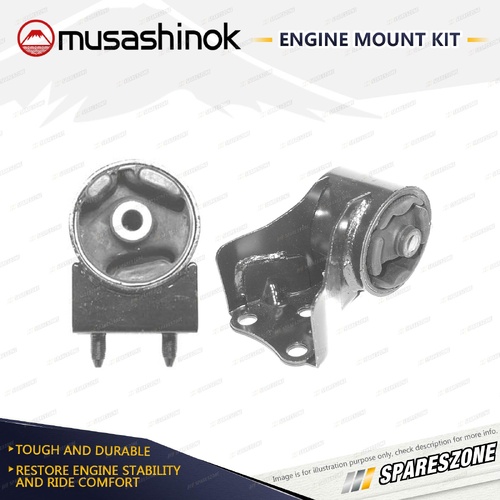 Front + Rear Engine Mount Kit for Mazda Eunos 500 CA 2.0L V6 KF 11/92-9/99