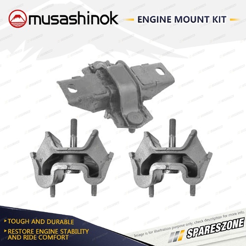 Front + Rear Engine Mount Kit for Mercedes Benz ML320 W163 3.2L V6 4WD M112.942