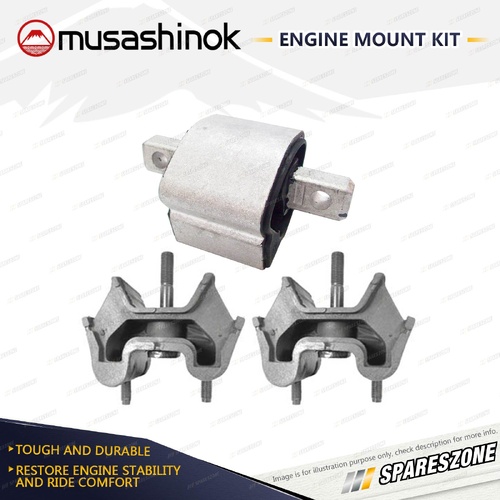 Front + Rear Engine Mount Kit for Mercedes Benz E500 W211 5.0L V8 M113.967 02-06