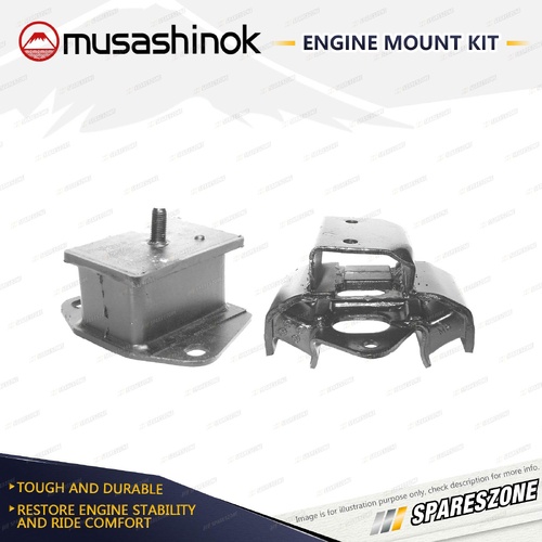 Front + Rear Engine Mount Kit for Mitsubishi Pajero NJ NK 3.0L V6 4WD 6G72 91-97