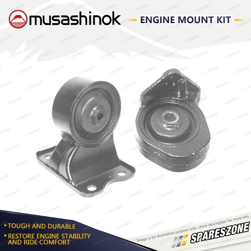 Front + Rear Engine Mount Kit for Mitsubishi GTO Magna TR TS Verada KR KS 3.0L