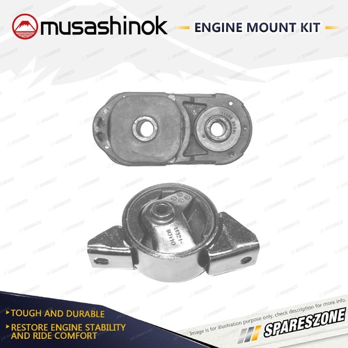 Front + Rear Engine Mount Kit for Nissan NX NX-R Pulsar N15 1.6L 2.0L 10/91-9/00