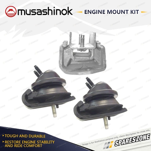 Front + Rear Engine Mount Kit for Nissan Pathfinder Terrano R50 3.5L V6 4WD