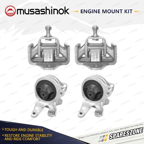 Front + Rear Engine Mount Kit for Nissan Patrol GU Y61 4.8L 6Cyl 4WD TB48DE