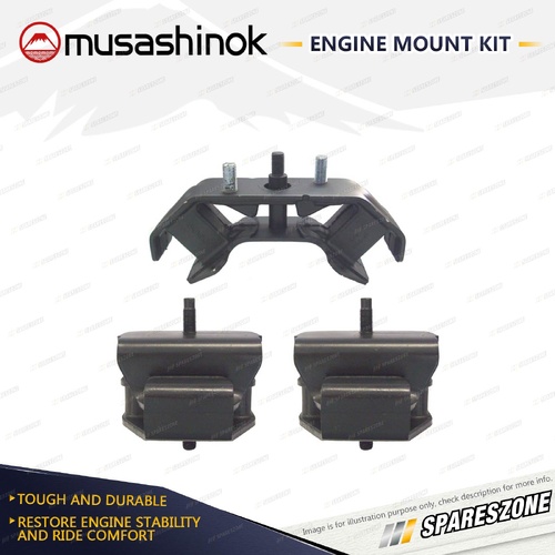 Front + Rear Engine Mount Kit for Subaru Forester SH9 2.5L 4Cyl incl Turbo 98mm