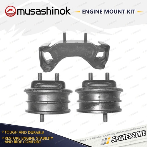 Front + Rear Engine Mount Kit for Subaru Impreza GD9 GG9 2.0L 4Cyl AWD Manual