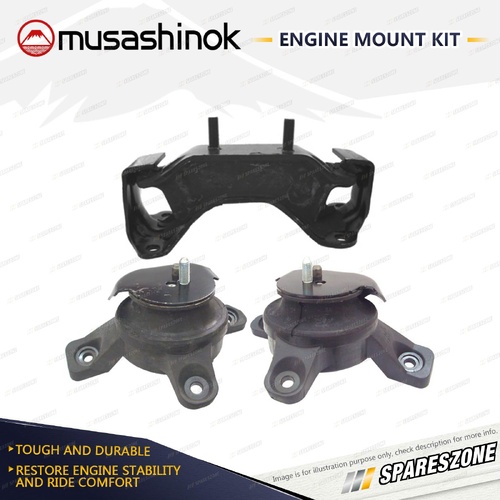 Front + Rear Engine Mount Kit for Subaru Legacy Liberty R 3.0R BLE BPE Man