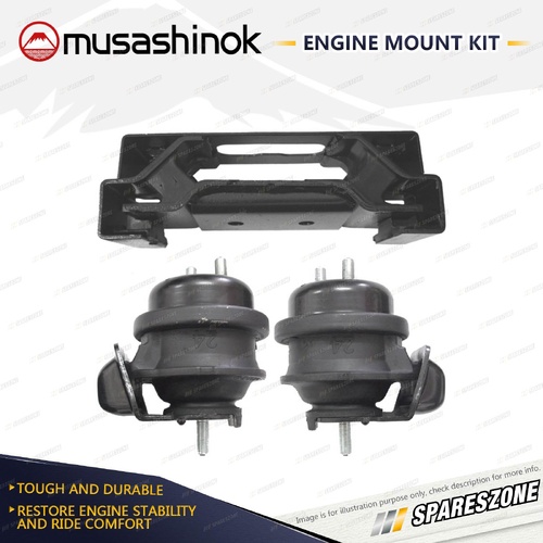 Front + Rear Engine Mount Kit for Suzuki Grand Vitara JB424 JT 2.4L J24B