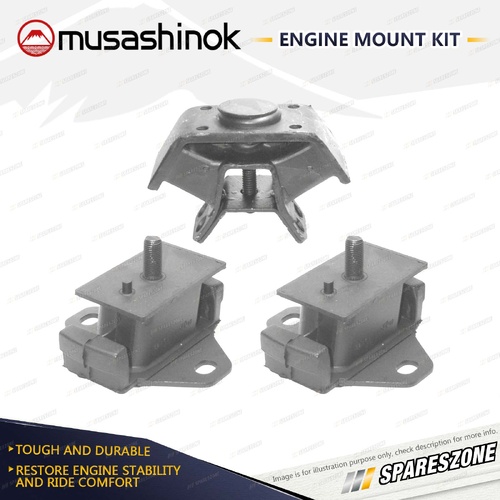 Front + Rear Engine Mount Kit for Toyota Hilux LN 147 40 55 56 85 86 RN85 RN90