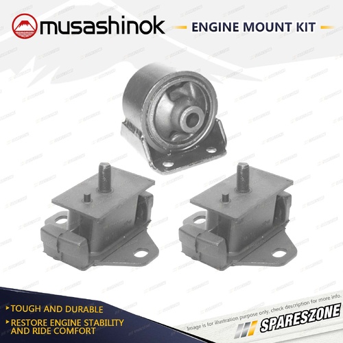 Front + Rear Engine Mount Kit for Toyota Hiace LH 51 60 61 70 71 Hilux RN85 RN90