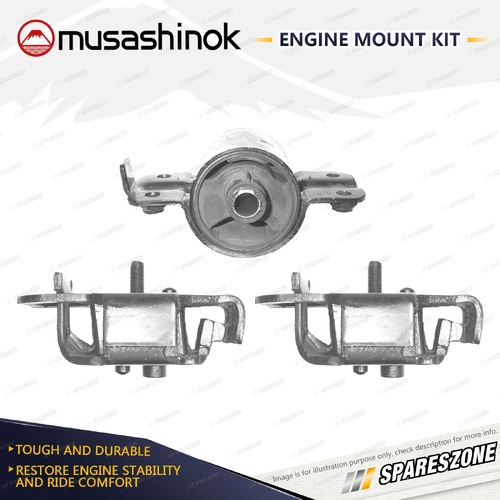 Front + Rear Engine Mount Kit for Toyota Dyna 300 400 BU85 88 91 BU222 232 WU90R