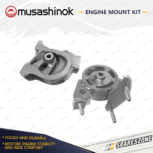 Front + Rear Engine Mount Kit for Toyota Corolla AE111 AE112 1.6L 1.8L 98-01