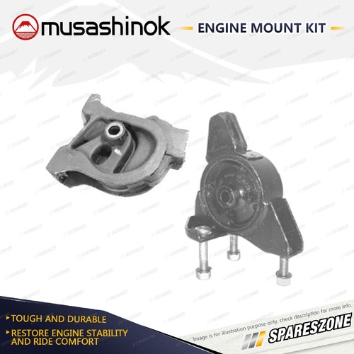 Front + Rear Engine Mount Kit for Toyota Corolla AE101R 102R 111 112 1.6 1.8L