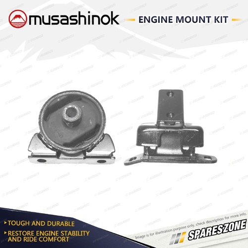 Front + Rear Engine Mount Kit for Toyota Celica ST162 2.0L 4Cyl 3SGE 3SFE 85-89