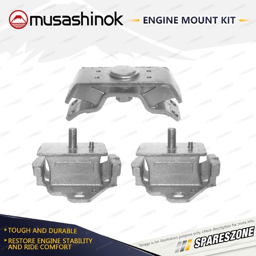 Front + Rear Engine Mount Kit for Toyota 4 Runner VZN 130 3.0L 4WD 3VZFE 92-96