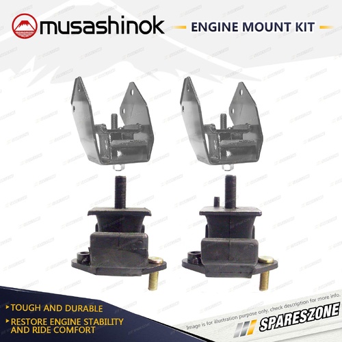 Front + Rear Engine Mount Kit for Toyota Estima Lucida Tarago TCR10 11 20 21