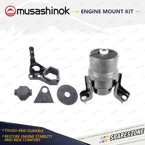 Front + Rear Engine Mount Kit for Toyota Highlander MCU28R Kluger MCU28