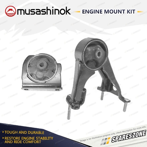 Front + Rear Engine Mount Kit for Toyota Avensis Verso ACM20R 21R 2.0L 2.4L Auto