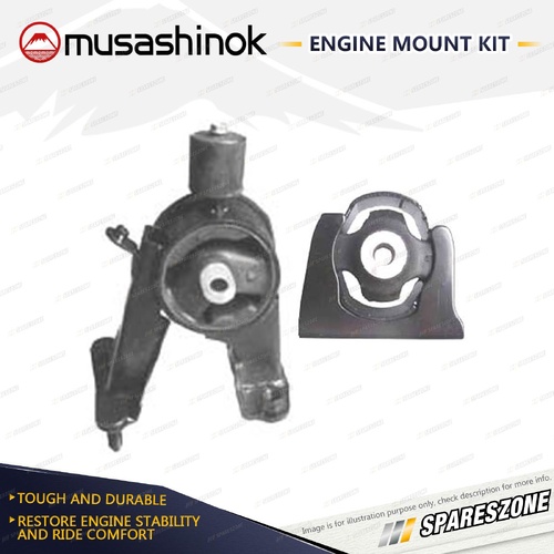 Front + Rear Engine Mount Kit for Toyota Corolla ZRE152R Rukus AZE151R 1.8L 2.4L