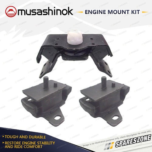 Front + Rear Engine Mount Kit for Toyota Hilux GGN15R GGN25R 4.0L V6 RWD Man.