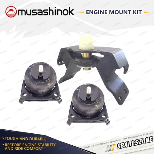 Front + Rear Engine Mount Kit for Toyota FJ Cruiser GSJ15R Prado GRJ150R 4.0L