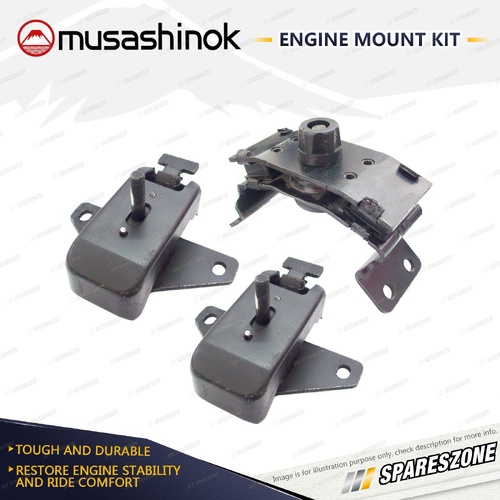 Front + Rear Centre Engine Mount Kit for Volkswagen Amarok 2H TDI400 TDI420 2.0L