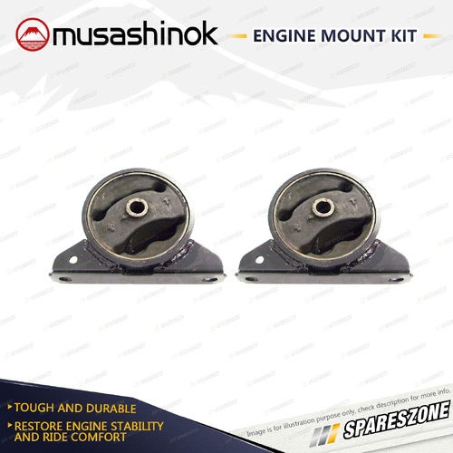 Front + Rear Engine Mount Kit for Volvo S40 1.8 1.9 T4 2.0L 4Cyl Turbo 1/01-6/04