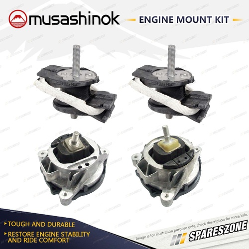 Front + Rear Engine Mount for BMW 3 Series F30 F31 F34 E46 4 Series F32 F33 F36