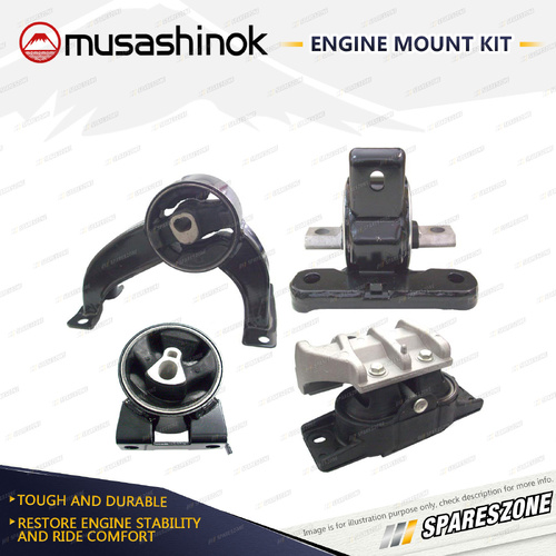 Musashinok Full Engine Mount Kit for Chrysler Sebring JS 2.7L V6 EER 07-11 Auto