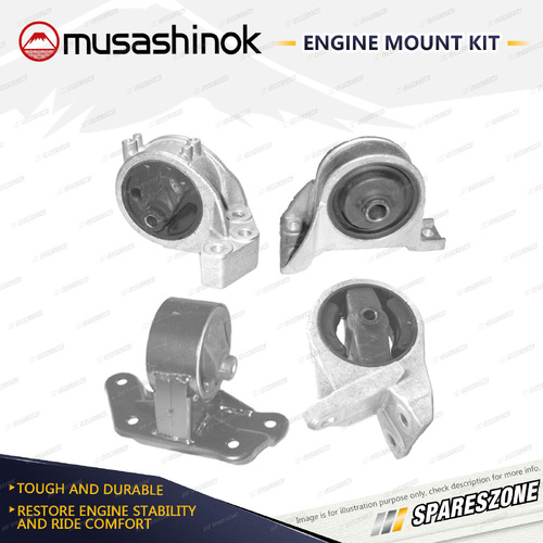 Full Engine Mount Kit for Mitsubishi Magna TH TJ TK TL TW 4 Spd Auto 99-05