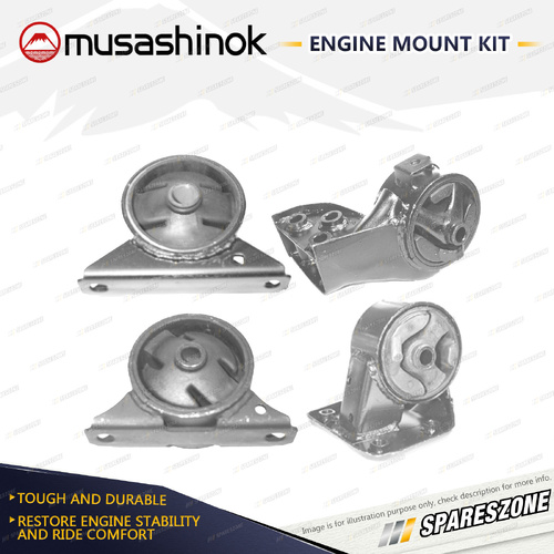 Full Engine Mount Kit for Proton Persona Satria C90 Wira 1.3L 1.5L 4Cyl 95-05