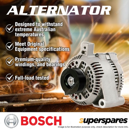 Bosch Alternator for Ford Falcon Fairmont Inc G & XR EB 5.0L 8 Cyl Petrol 95 Amp