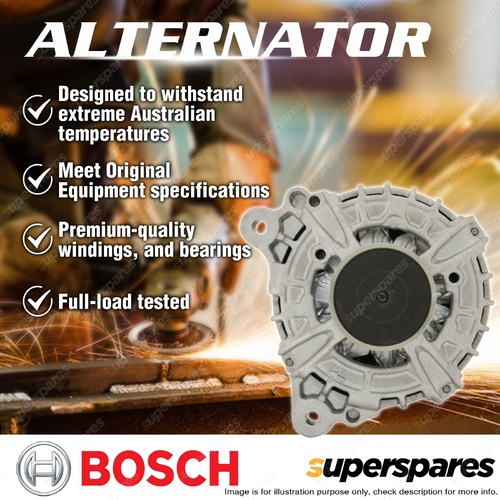 Bosch Alternator for Volkswagen Cc 358 CFGB Passat 2.0L 4 Cyl Diesel