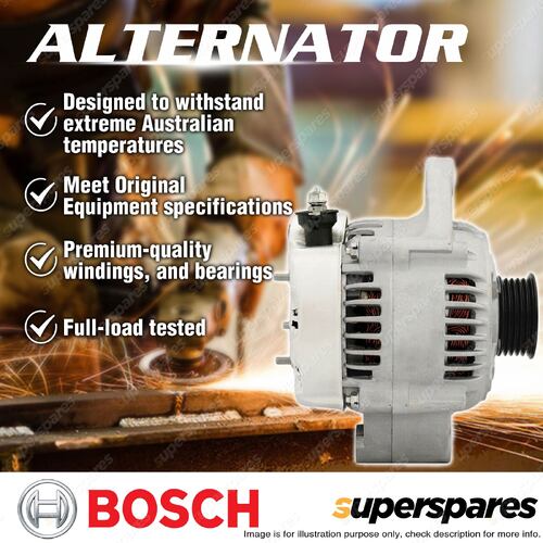 Bosch Alternator for Toyota Landcruiser Prado RZJ90R 95R Liteace Spacia Tarago