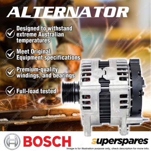 Bosch Alternator for Audi A6 C6 4F 2.0L CAHA 125KW 09/2009-03/2010