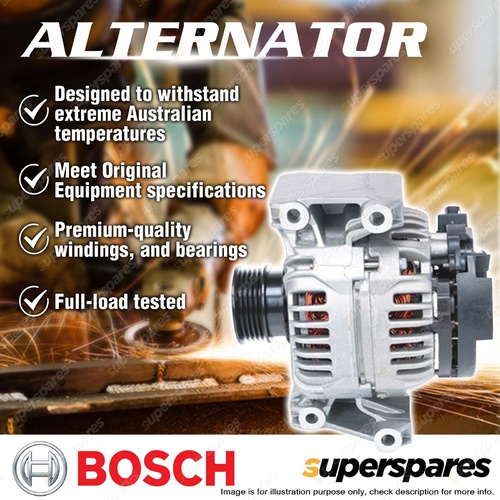 Bosch Alternator for Holden Astra TS Vectra ZC 2.2L Z22SE 108KW 2001-2006