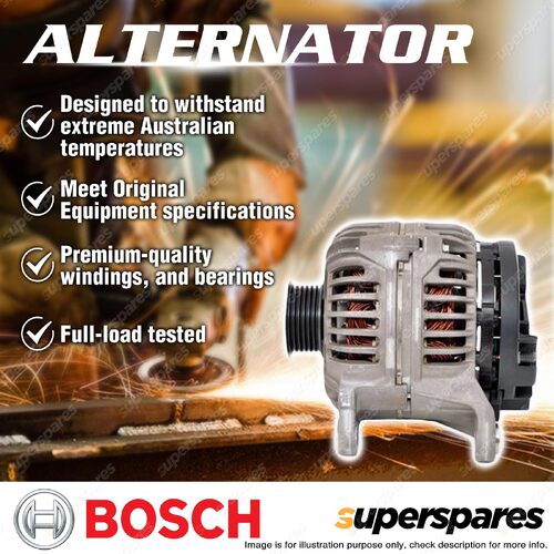 Bosch Alternator for Porsche 911 996 Boxster 986 Petrol 6cyl 1996 - 2005 120 Amp