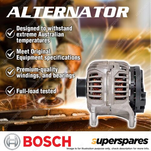 Bosch Alternator for Porsche 911 996 Boxster 986 2.5 3.2 3.4 3.6L 97-06 120 Amp