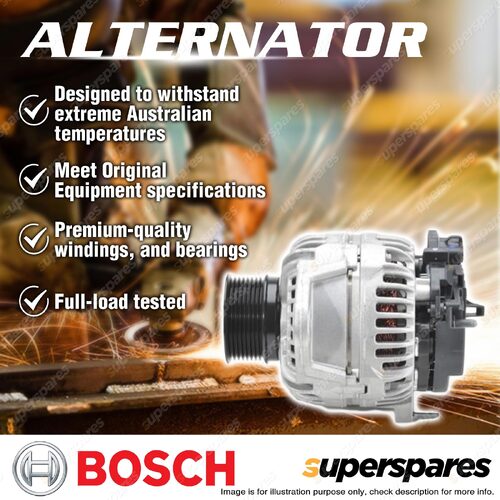 Bosch Alternator for Volvo FH 16 II 400 500 FM9 FMX 300 400 500 600 02-On 80 Amp