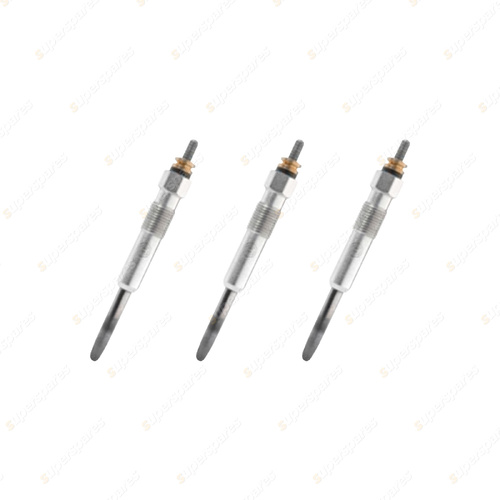 3 x Bosch Glow Plugs for Daihatsu Charade 1.0L CL CLT I3 6V 1983-1987