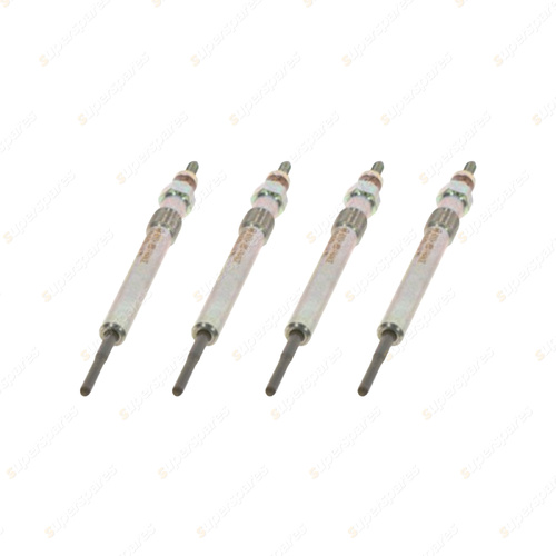 4 x Bosch Glow Plugs for Ford Ranger PX1 PX2 PX3 Transit VM VO VN 2.2L I4 11-22