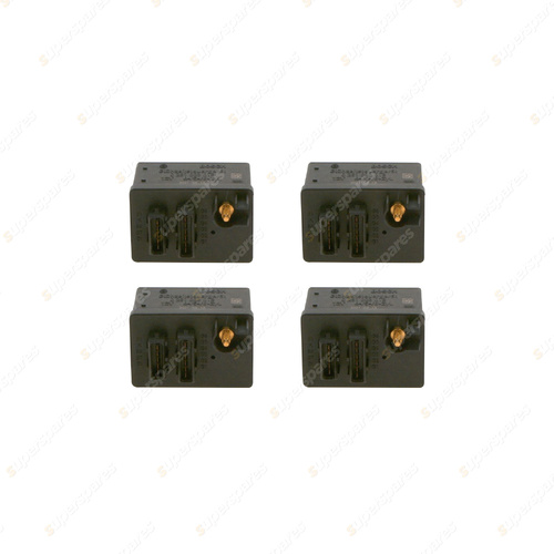 4 x Bosch Glow Plug Relays for Alfa Romeo 147 159 937 1.9 JTDM I4 16V 04-10