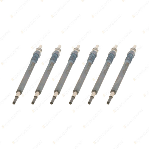 6 x Bosch Glow Plugs for Mercedes Benz C E R S G350 G350D ML300 350 Viano Vito