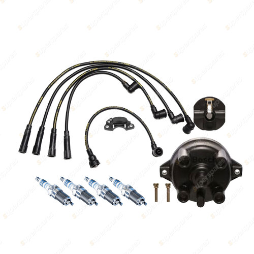 Bosch Ignition Kit for Ford Econovan JG 2.0L 63Kw 06/1997-09/1999 Platinum