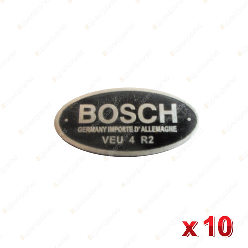 10 Pcs Bosch Type Labels 1901100001 - High Performance and Reliability